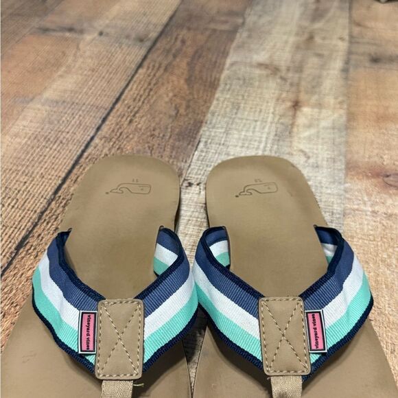 Vineyard Vines Men’s size 11 flip flops Grosgrain Ribbon‎ - Picture 10 of 12